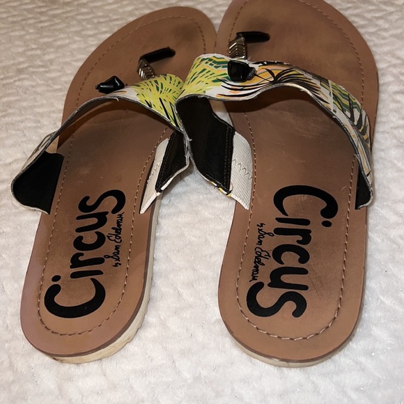 Circus Sam Eldelman Saxon Thong Teo Sandal Tropical Size 8M - Picture 3 of 6